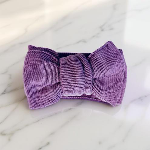 OVERSIZED TOP KNOT |LILAC