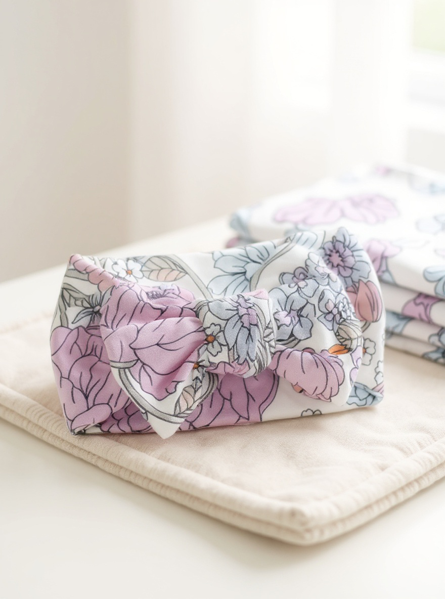 OVERSIZED TOP KNOT | BLUSHING