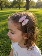BUBBLE HAIR SNAPS 2Pk | ROSE