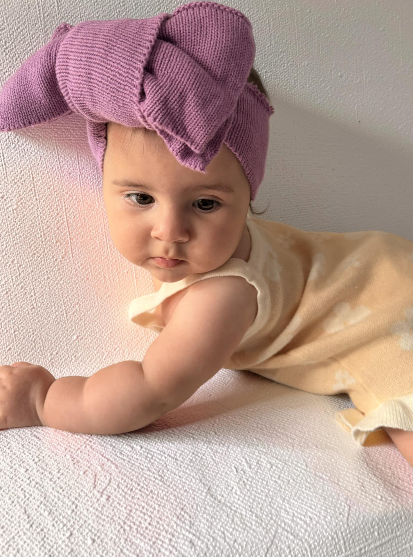 OVERSIZED TOP KNOT |LILAC