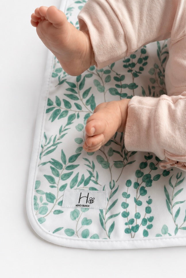 BAMBOO COTTON CHANGE MAT | PINE