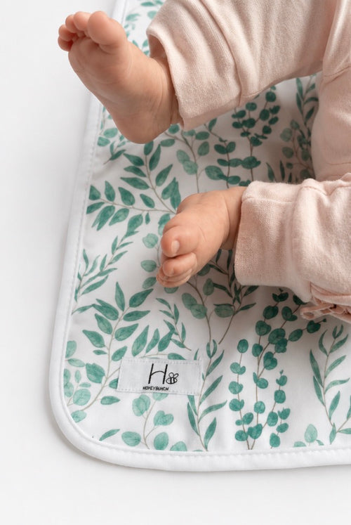 BAMBOO COTTON CHANGE MAT | PINE