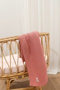 Knit Blanket | Rose